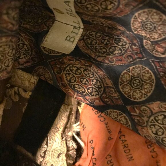 Vintage Clutch made from Vintage Designer Men's Ties - Picture 4 of 12